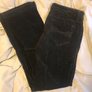 DKNY Black Bootcut Corduroy Jeans size 8
